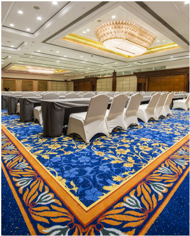 工程案例-大会议室手工地毯